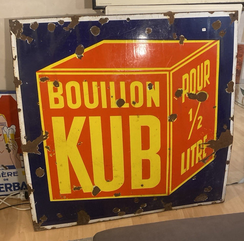Bouillon kub plaque - bouillon,