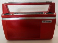 Transistor Optalix TO208 Space Age Vintage Rouge AM/FM De 1980 .