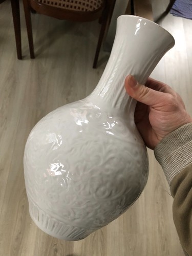 Vase porcelaine blanc chine - vase,