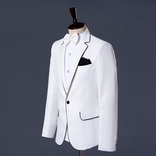 Costume blanc pour - blanc, homme