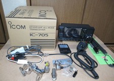 IC-705 Portable IC Transceiver Amateur Radio Color Black Accessories Included
