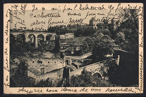 Cpa luxembourg ville basse du - cpa,