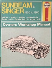 Manuel D'Atelier Sunbeam