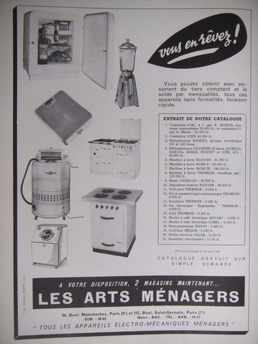 Publicité presse 1952 - presse,