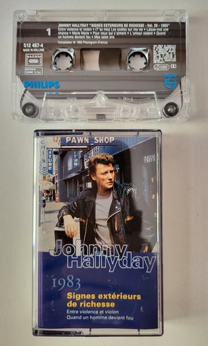 Johnny hallyday rare cassette - rare,