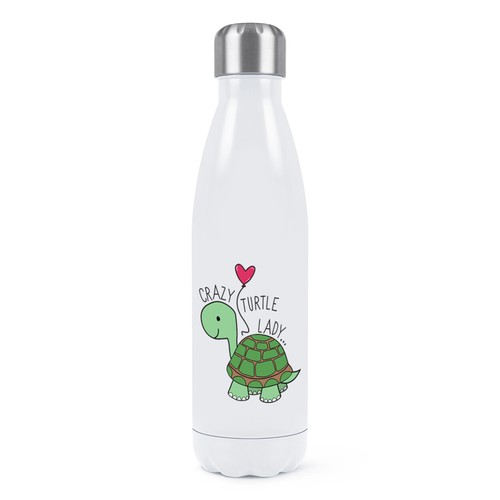 Folle tortue bouteille - tortue,
