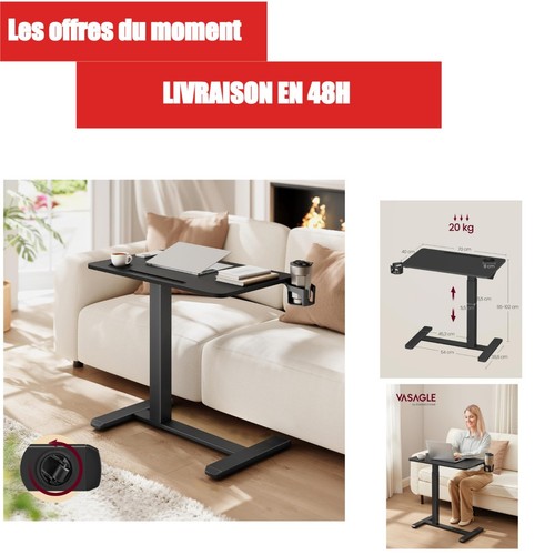 Vasagle bureau assis - vasagle, assis-debout