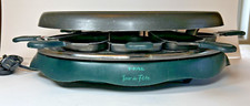 T-Fal Tour De Fete Gourmet Raclette Grill 8-Tray Dinner Party Made in France VGC