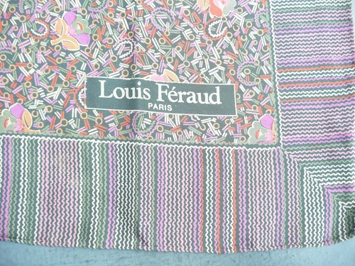 Foulard vintage soie - foulard, à