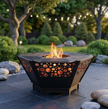 Magnifique brasero et grille 2