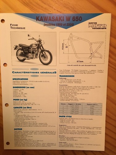 Kawasaki w650 1999 2000 w - 1999,