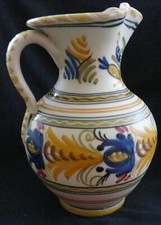 Hand Painted Terracotta Jug - ALAERA S. TIMONEDA - Ref 3526 - Crafts