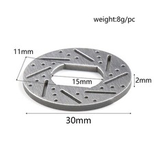 1/10 RC Car Rotor de frein en aluminium (30mm/ MP9) Pour kyosho MP10 1/10 RC Car