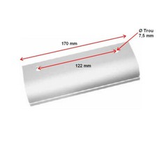 482158 Poignée métal grise