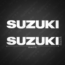 Lot 2 stickers SUZUKI 20 cm