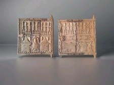 panneau sculpté en bois d'art