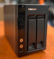 Qnap TS-221 Network Attached Storage Drive w/ 2x Caddys | No HDD