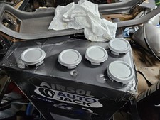 Ford Capri Rs Style Wheel Centre Caps silver x5