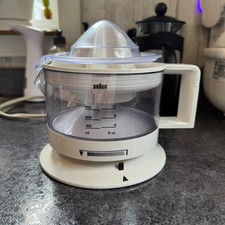 BRAUN CITROMATIC 6 COMPACT CITRUS JUICER W/ PULP CONTROL 4161 MPZ 6 *Tested*