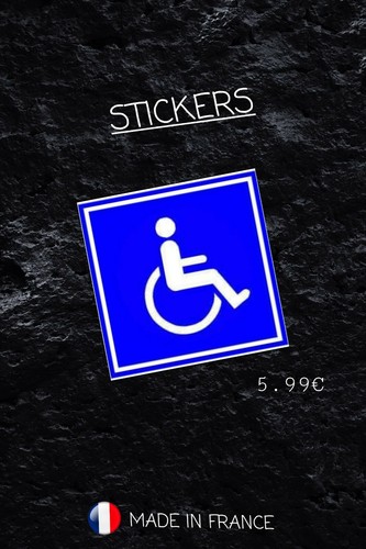 Autocollants stickers pmr - autocollants/stickers,