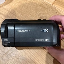 Panasonic HC-VX985M Black 4K Handheld Video Camera Scratches and stains JUNK