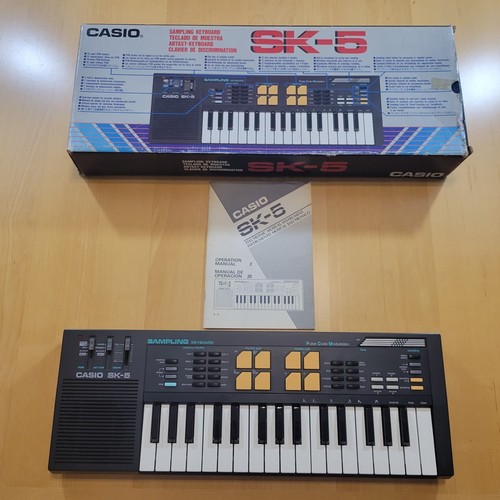 Casio sk5 sampling - casio,