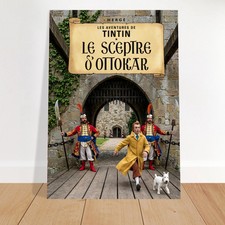 AI Poster "Tintin - Le Sceptre