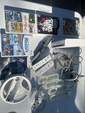 Nintendo Wii Game System With Many Accessories And Games 