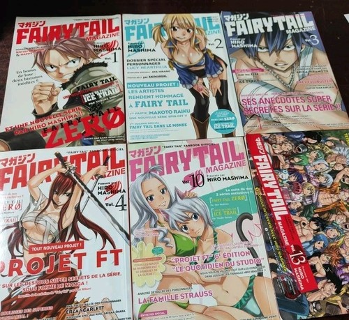Lot fairy tail magazine vol - lot,