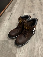 Caterpillar Men Second Shift Work Boot Work Boots Leather P72593 Size 5