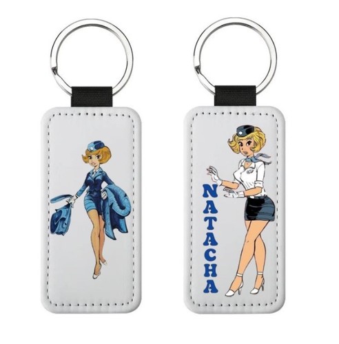 Porte clé natacha hotesse - porte,