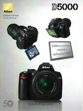 NIKON brochure pub. D5000 édition 04/2009 en français
