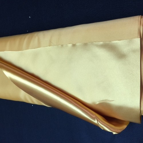 Doublure satin jaune - satin, or