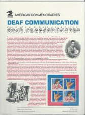 # 2783-2784 DEAF COMMUNICATION 1993 COMMEMORATIVE PANEL