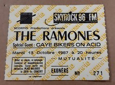 ticket billet used place