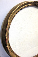 Cadre XIXème ovale en bois