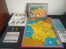 Vintage Board Game Travel to France RAVENSBURGER 1980 Free Shipping!!!