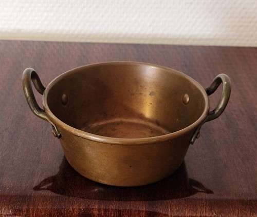 Mini bassine chaudron cuivre - chaudron,