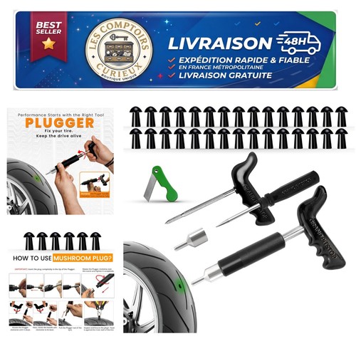 Kit réparation pneu tubeless