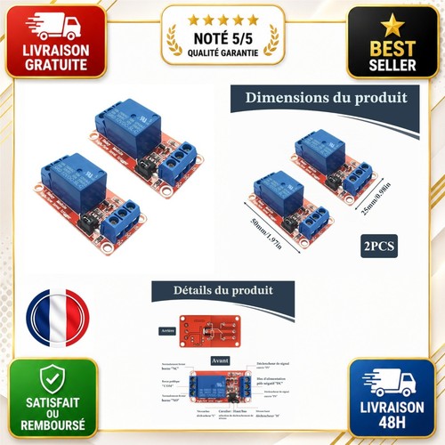 Module relais canal 12v - module,