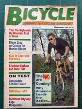 Bicycle magazine Midsummer 1988 Cannondale ST1000, BSB Blazer