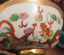 3 bols chinois vintage en