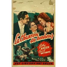 LA CHANSON DU BONHEUR Affiche