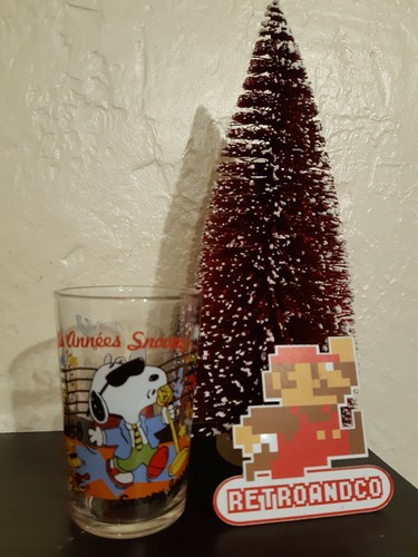Snoopy verre collection a - snoopy-,
