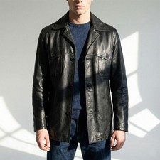 Veste En Cuir Souple Barone