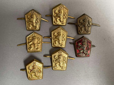 LOT OF 8 OLD INSIGNIA MILITARY UNIFORMS CZECHOSLOVAKIA PERIOD USSR?