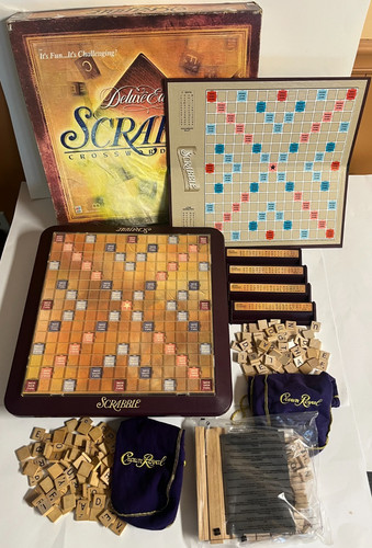 Scrabble deluxe turntable game - deluxe,