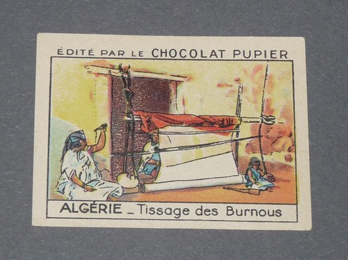 Chromo chocolat pupier afrique - chromo,