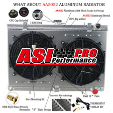 3 Rangées Radiateur Shroud