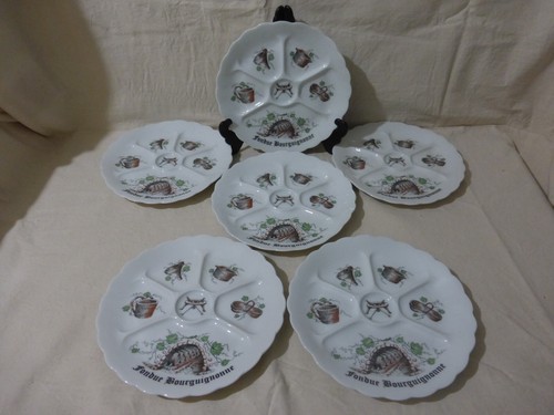 Assiettes fondue - assiettes,